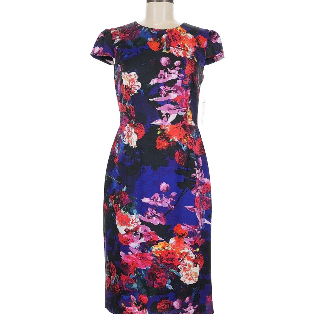 Betsey Johnson Vibrant Floral Midi Dress